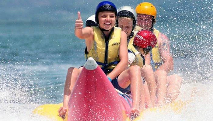 Banana Ride at Rajiv Gandhi Water Sports Complex Banana Ride at Rajiv Gandhi Water Sports Complex