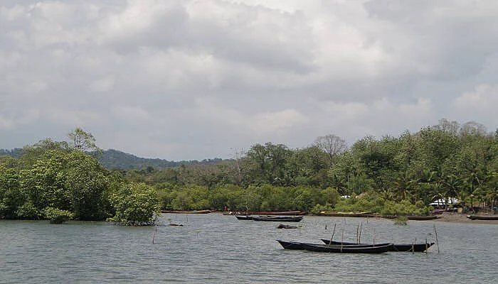 Fishing boats at an island in Andaman Fishing boats at an island in Andaman