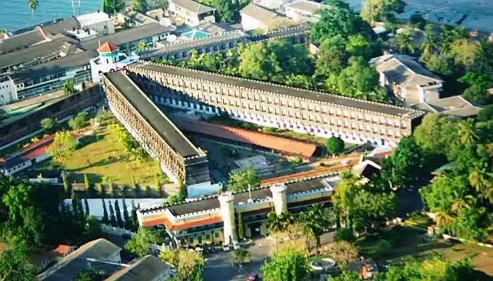 Top view of Cellular Jail in Andaman and Nicobar Islands Top view of Cellular Jail in Andaman and Nicobar Islands