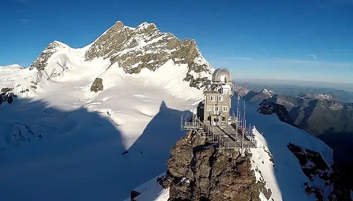UNESCO World Heritage site of Great Aletsch Glacier