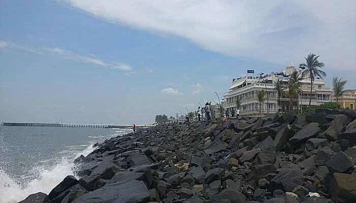 beach in Pondicherry